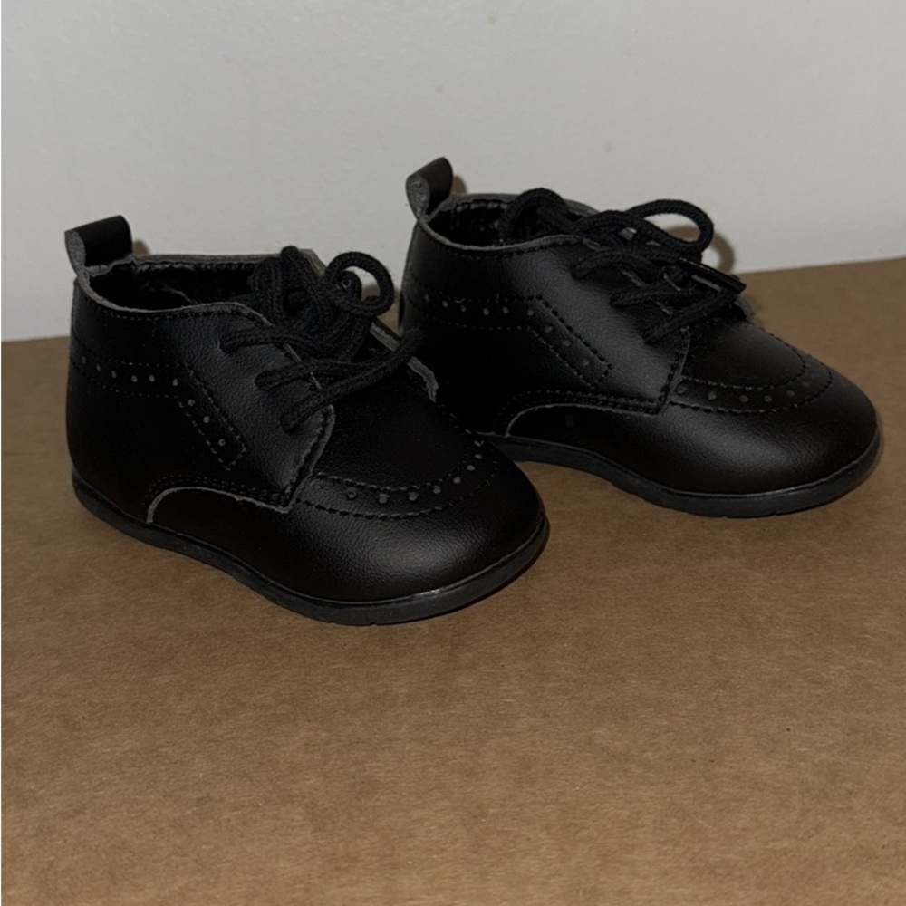 Oxford Black Infant Dress Shoes